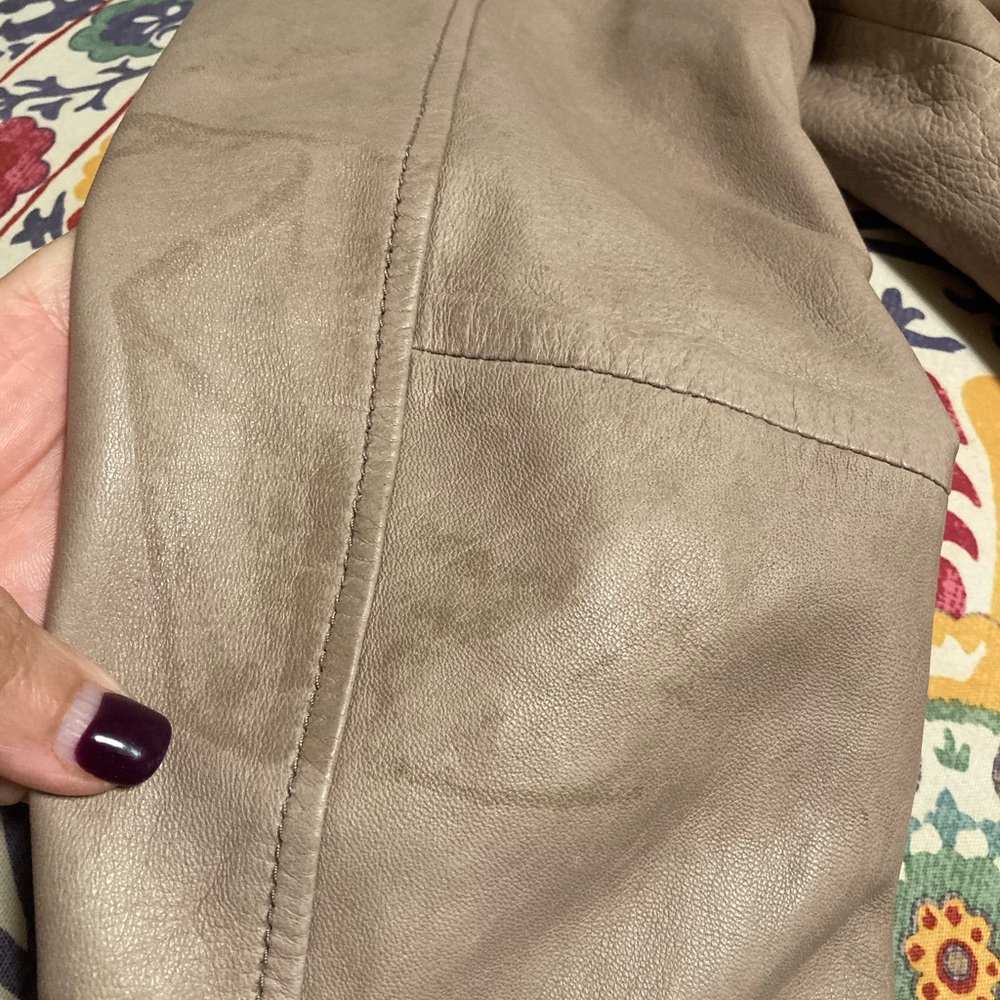 Joie Blush Leather Jacket - Picture 10 of 11